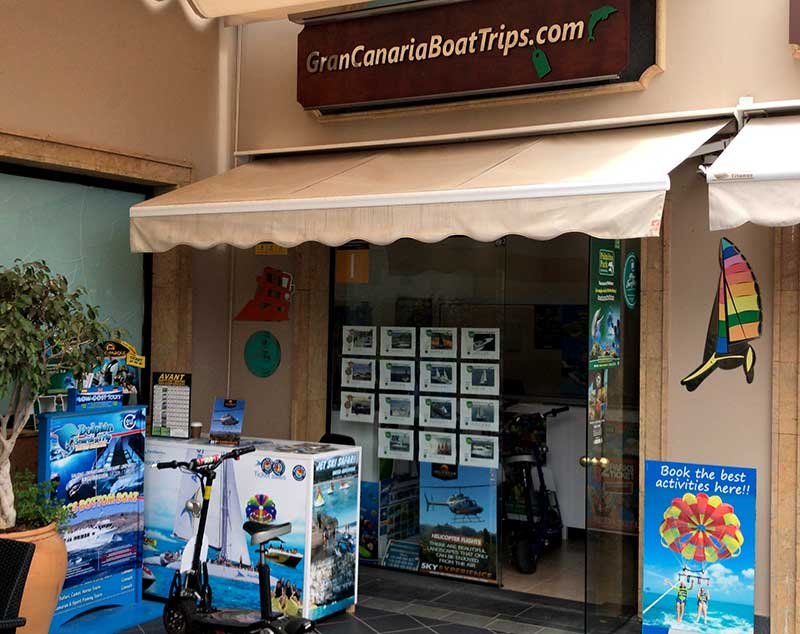 gran canaria boat trips shop in cc boulevard oasis meloneras